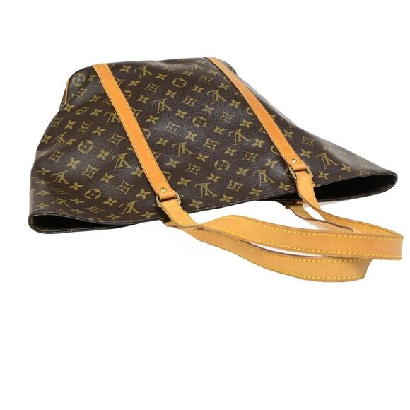 LOUIS VUITTON Sac Shopping Shoulder Tote Bag Monogram Leather - Picture 5 of 15